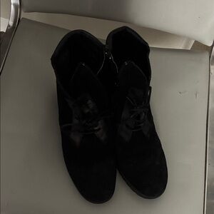 Eric Michael Black Lace-Up Boots